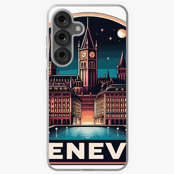 Item preview, A Pop Art Travel Print of Geneva - Switzerland Sticker designed and sold by NCNGDESIGN.