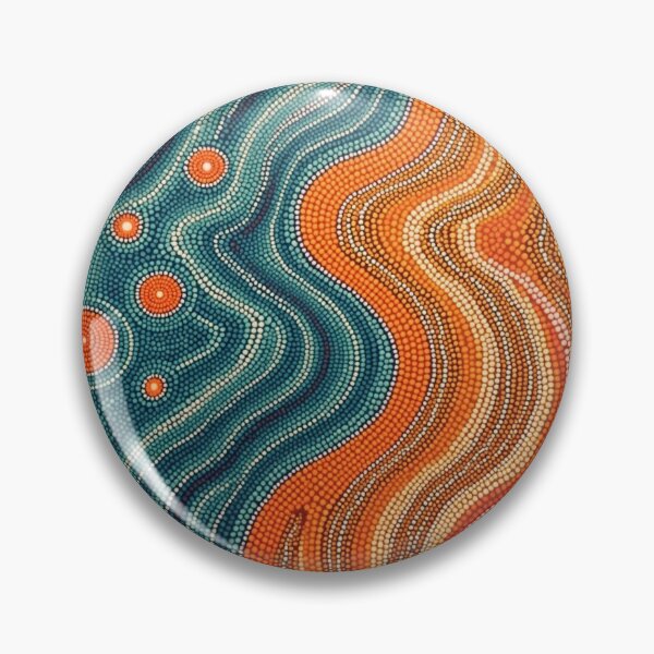 Item preview, Aboriginal Inspired Dot Art - Imminent Eruption designed and sold by GrinGalore.