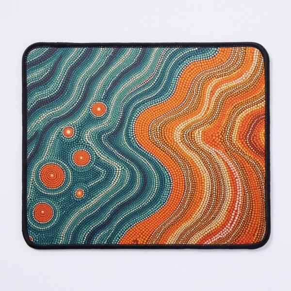 Item preview, Aboriginal Inspired Dot Art - Imminent Eruption designed and sold by GrinGalore.