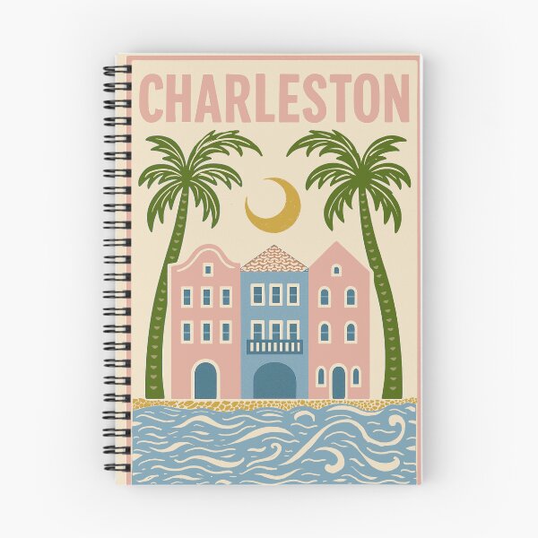 Artikelvorschau, Charleston, SC Vintage Volkskunstplakat entworfen und verkauft von Spanish Castles.