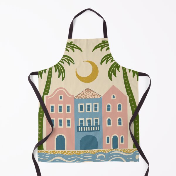 Item preview, Charleston, SC vintage folk art poster designed and sold by Spanish Castles.