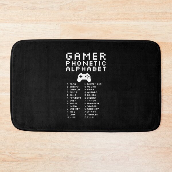 Item preview, Gamer Phonetic Alphabet – Retro Pixel Radio Code designed and sold by AnnSign.