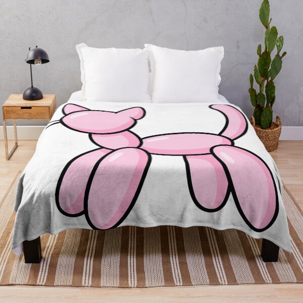 Item preview, Pink Balloon Cat – Cute Minimalist Animal Pop Art Illustration designed and sold by BeUniqueCo.