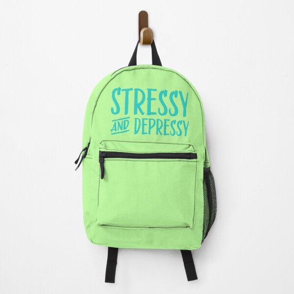 Item preview, Stressy and Depressy - Teal designed and sold by sillyjess.