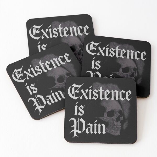 Item preview, Existence Is Pain – Modern Goth Aesthetic Shirt designed and sold by Elfonso.