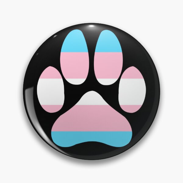 Item preview, Trans Pride Puppy Paw designed and sold by LaVenderPawCreations.