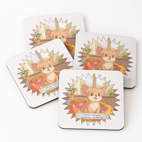 Item preview, Cheeky Chihuahua: Small Dog, Big Attitude designed and sold by Paws and Ink Art.