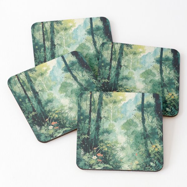 Item preview, tropical forest designed and sold by artsake4.