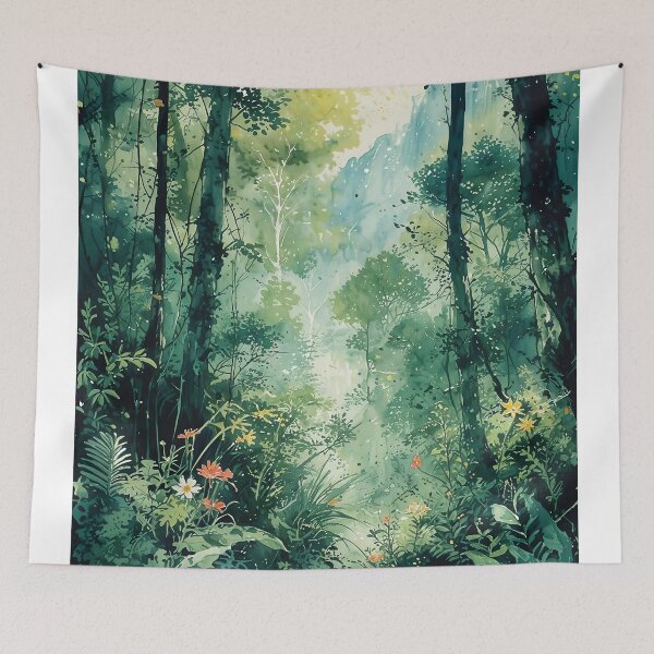 Item preview, tropical forest designed and sold by artsake4.