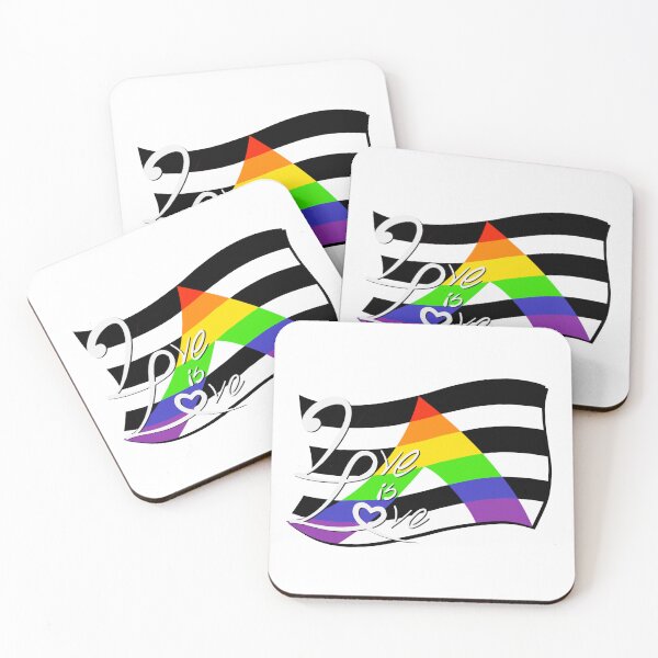 Item preview, Happy Pride! Ally flag designed and sold by The Vagrant Mansion.