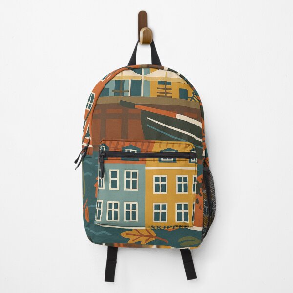 Item preview, Nyhavn Copenhagen Denmark folk art designed and sold by Spanish Castles.