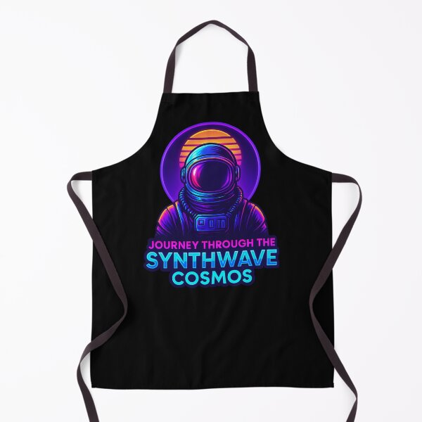 Item preview, Neon Astronaut: Journey Through the Synthwave Cosmos designed and sold by Design_Your_Day.