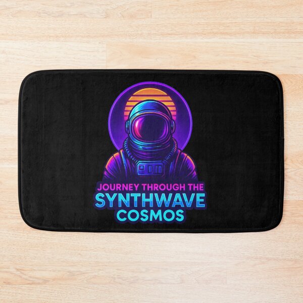 Item preview, Neon Astronaut: Journey Through the Synthwave Cosmos designed and sold by Design_Your_Day.
