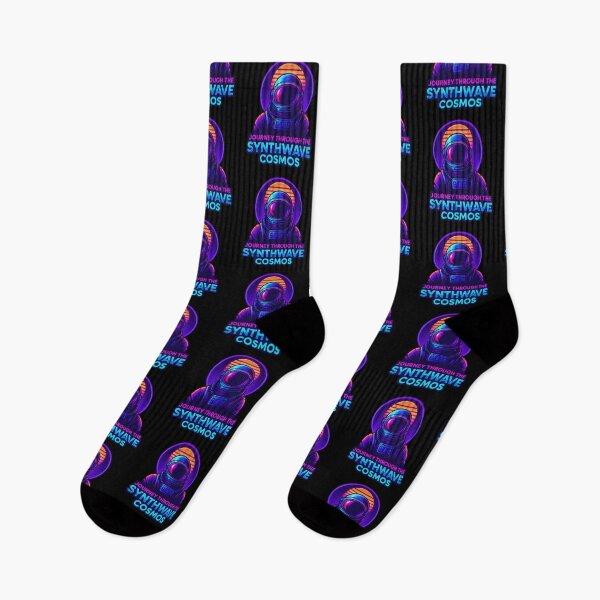 Item preview, Neon Astronaut: Journey Through the Synthwave Cosmos designed and sold by Design_Your_Day.