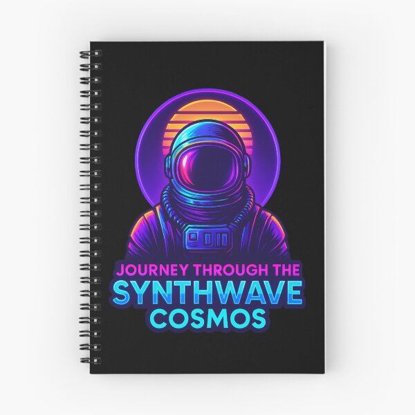 Item preview, Neon Astronaut: Journey Through the Synthwave Cosmos designed and sold by Design_Your_Day.