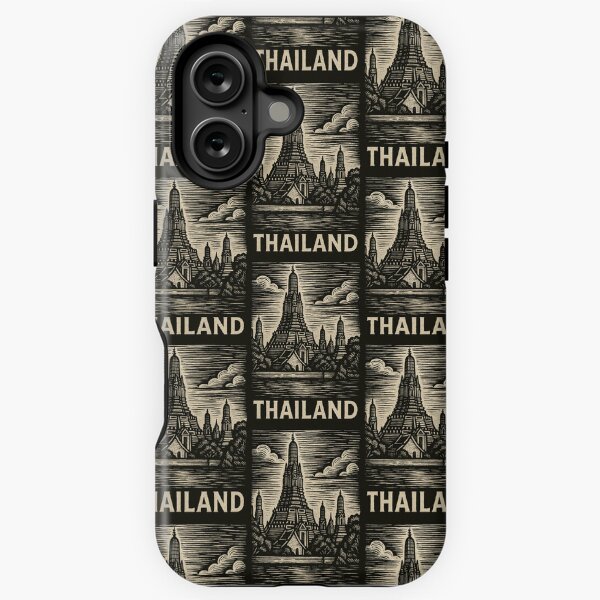 Item preview, Thailand Linocut Style  designed and sold by Thistle-TShop.