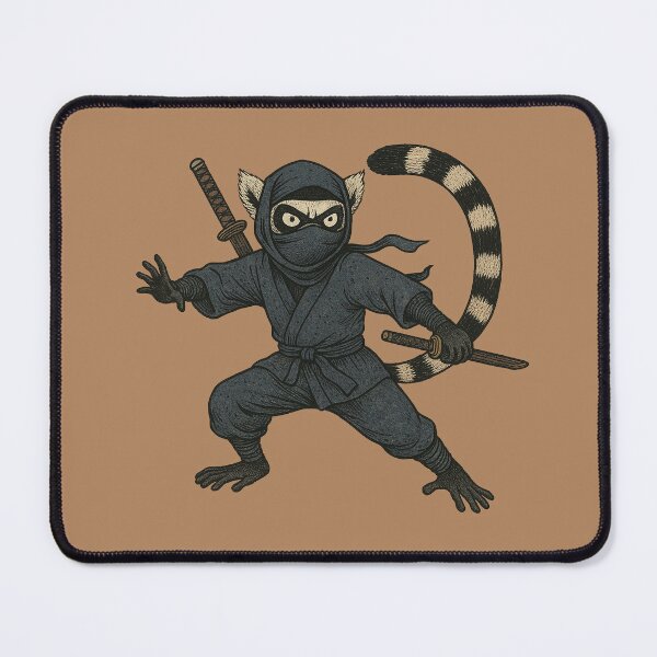 Item preview, Ninja Lemur designed and sold by FrictionMaxxing.