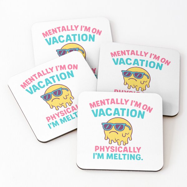 Item preview, Mentally on Vacation – Funny Summer Meltdown Shirt designed and sold by Elfonso.