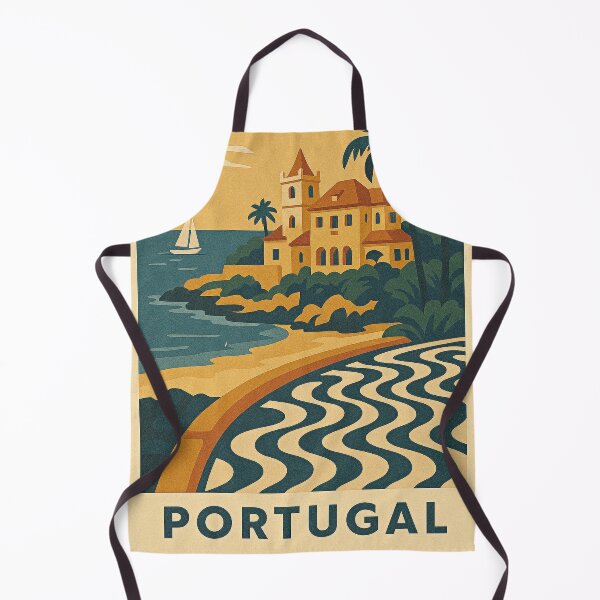 Item preview, Cascais Portugal vintage art designed and sold by Spanish Castles.