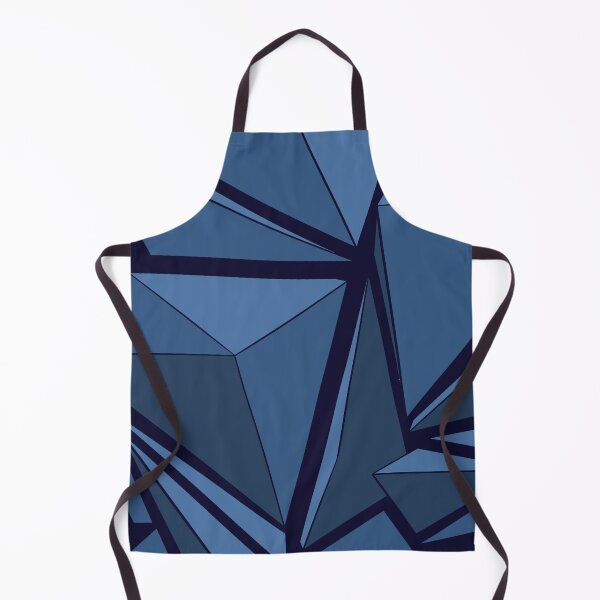 Item preview, Wonky Blue Triangles designed and sold by dotbloom-studio.