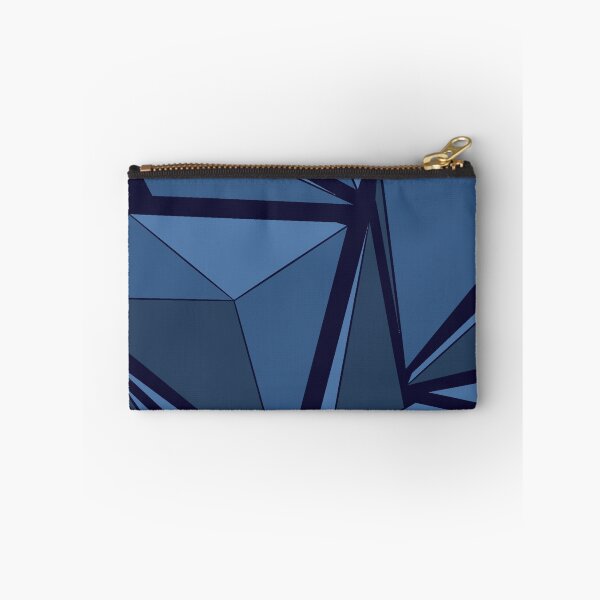 Item preview, Wonky Blue Triangles designed and sold by dotbloom-studio.