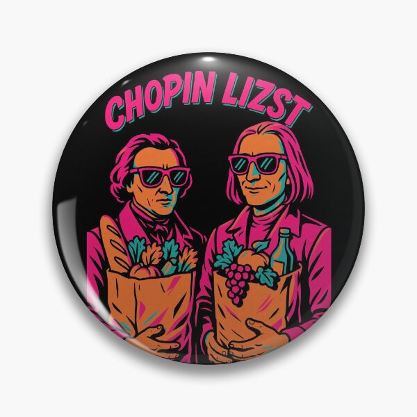 Item preview, Chopin Lizst Funny Classical Composer Grocery Pun Design	 designed and sold by Victor Shadehorn.