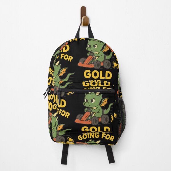 Item preview, Going for Gold – Cute Dragon Kart Racer Design designed and sold by TeeTimeTreasure.