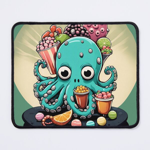 Item preview, Delicious Octopus Monsters designed and sold by Vj-Sets-Shop.
