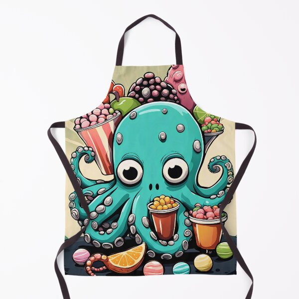 Item preview, Delicious Octopus Monsters designed and sold by Vj-Sets-Shop.
