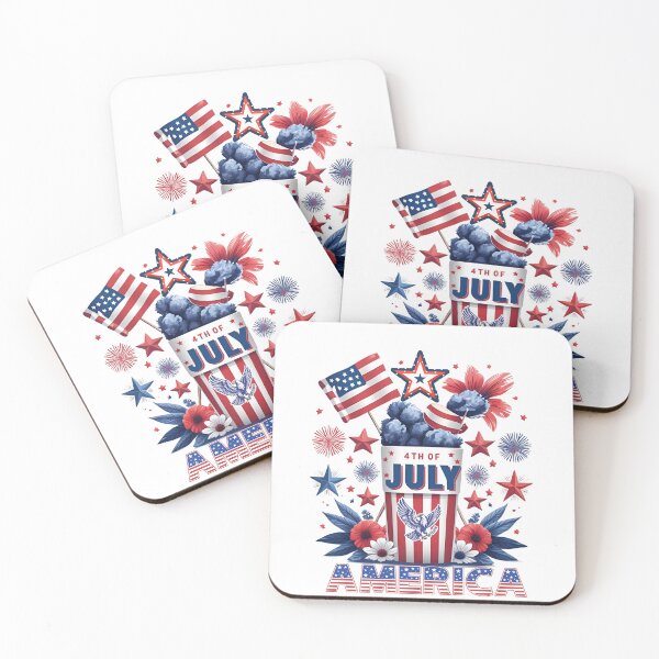 Item preview, America 4th of July Flower Power – Patriotic Graphic for Women designed and sold by PeteLawliiet.