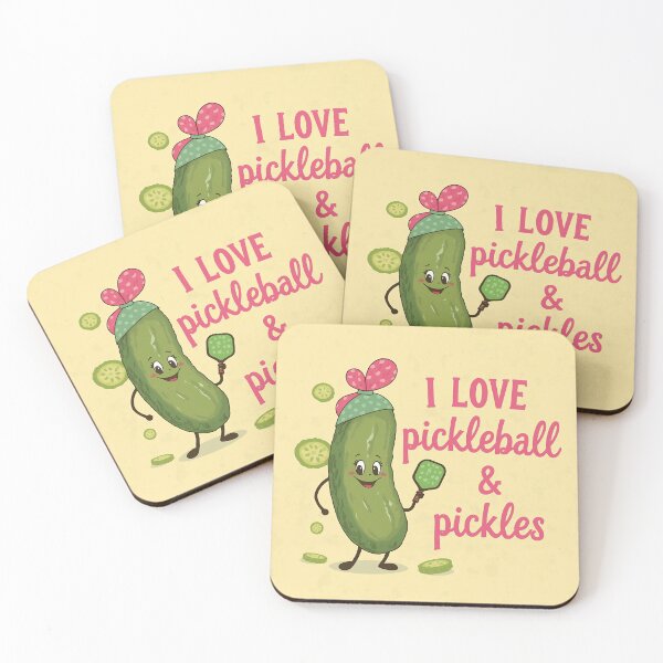 Artikelvorschau, Ich liebe Pickleball und Pickles entworfen und verkauft von Khala.