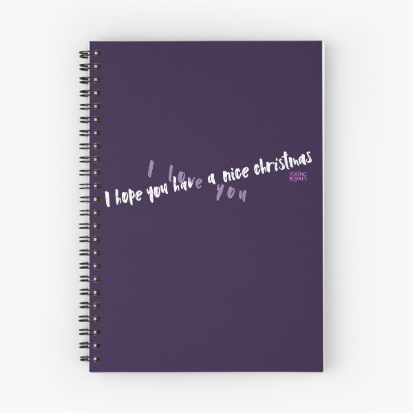 Item preview, I hope you have a nice christmas / I love you – lilac and white Simon/Wilhelm quote designed and sold by kobyakov.