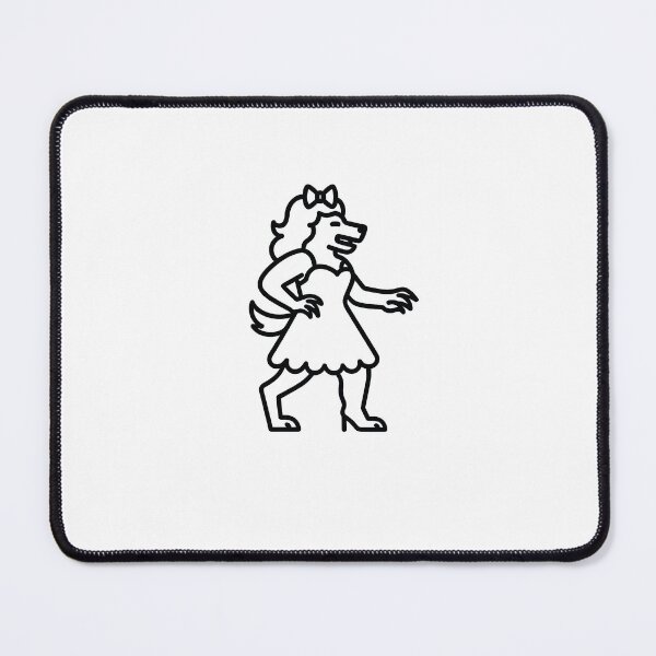 Item preview, Werewolf in Drag Minimalist Vector Art designed and sold by Mystikos.