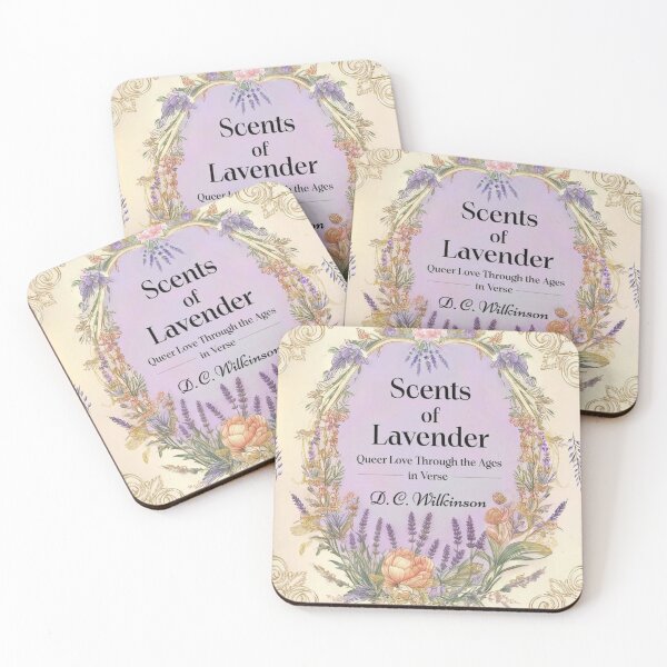 Item preview, LGBTQ+ Gay Pride Poetry "Scents of Lavender”  By D. C. Wilkinson Graphic Design Print designed and sold by ItsAKinkThing.