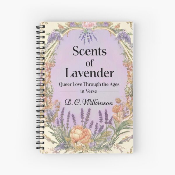 Item preview, LGBTQ+ Gay Pride Poetry "Scents of Lavender”  By D. C. Wilkinson Graphic Design Print designed and sold by ItsAKinkThing.