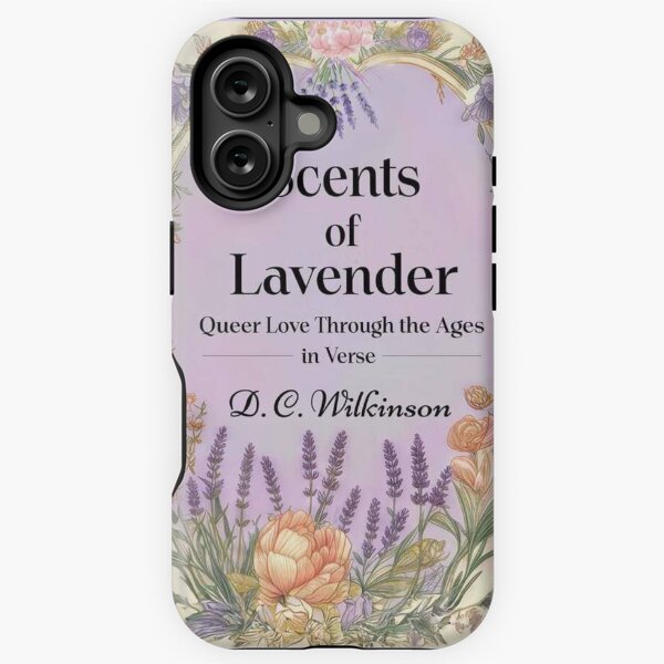Item preview, LGBTQ+ Gay Pride Poetry "Scents of Lavender”  By D. C. Wilkinson Graphic Design Print designed and sold by ItsAKinkThing.