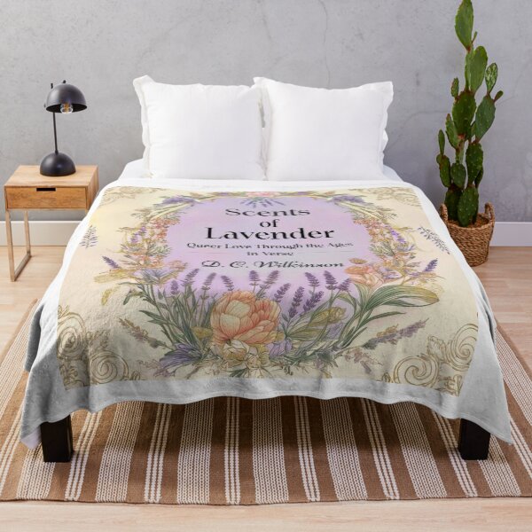 Item preview, LGBTQ+ Gay Pride Poetry "Scents of Lavender”  By D. C. Wilkinson Graphic Design Print designed and sold by ItsAKinkThing.