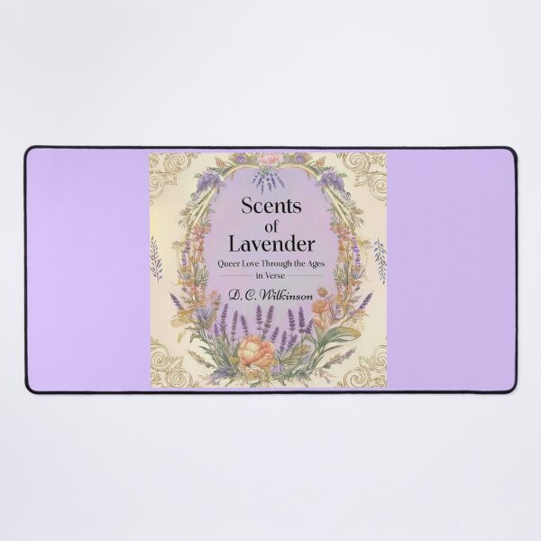 Artikel-Vorschau von LGBTQ+ Gay Pride Poetry "Scents of Lavender" von D. C. Wilkinson Grafikdesign Druck, designt und verkauft von ItsAKinkThing.