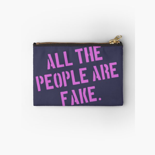 Item preview, All the people are fake. But I like you and that is not fake. Pink designed and sold by kobyakov.