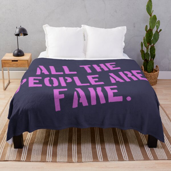 Item preview, All the people are fake. But I like you and that is not fake. Pink designed and sold by kobyakov.