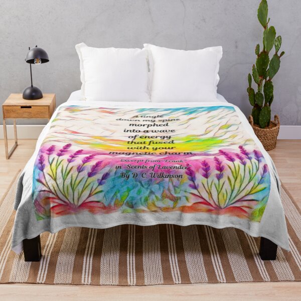 Item preview, LGBTQ+ Gay Pride Poetry Extract “Frank” in “Scents of Lavender”  By D. C. Wilkinson Graphic Design Print designed and sold by ItsAKinkThing.