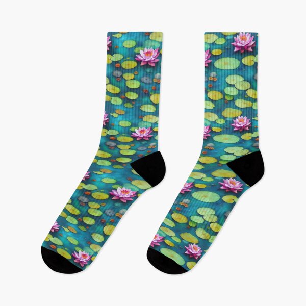 Item preview, Tranquil Bloom: Water Lilies in Radiant Waters designed and sold by CarrollGene.