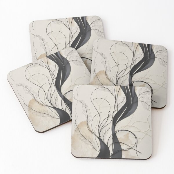 Item preview, Whispers of Motion – Minimalist Abstract Flow Art by LaLi Designs designed and sold by LaLi-Designs.