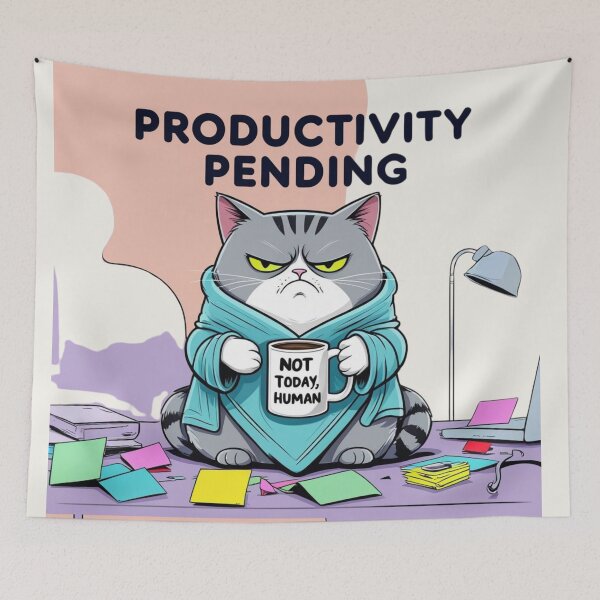 Item preview, Not Today Human - Productivity Pending designed and sold by Nature's Palette.
