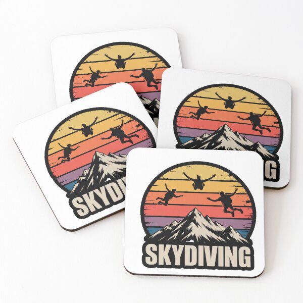 Item preview, Sky Diving illustration designed and sold by ZooStateofMind.