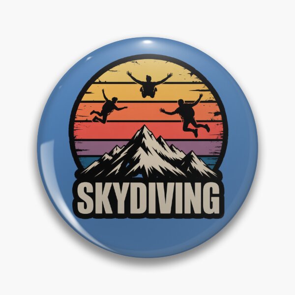 Item preview, Sky Diving illustration designed and sold by ZooStateofMind.