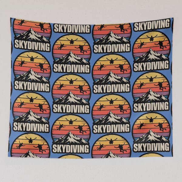 Item preview, Sky Diving illustration designed and sold by ZooStateofMind.