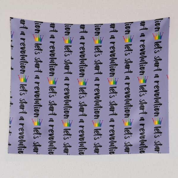 Item preview, Let's start a revolution - rainbow crown designed and sold by kobyakov.
