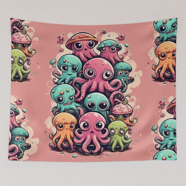 Item preview, Delicious Tripi Octopus Monster`s designed and sold by Vj-Sets-Shop.