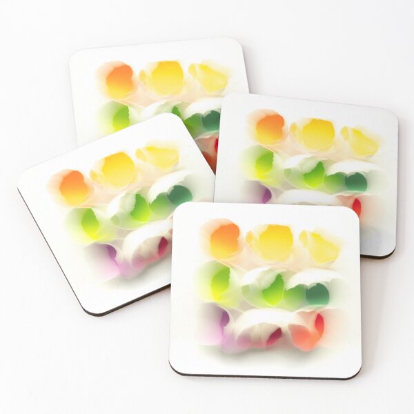 Item preview, Rainbow colored long exposure eggshells - abstract pride photography designed and sold by Christa Stroo Photography.